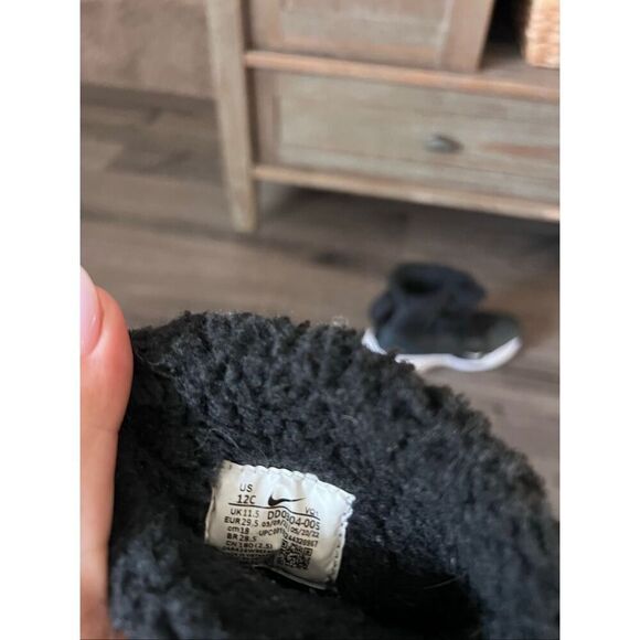 Nike Flex Advance Boot 'Black White'Kids size 12C - Picture 4 of 6